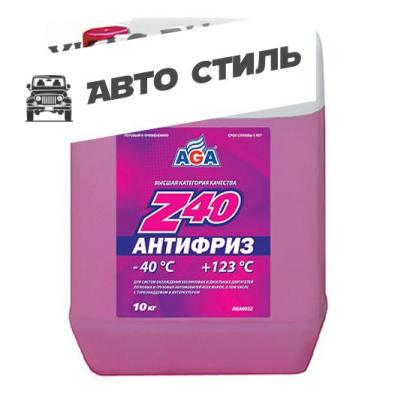 AGA 003Z Антифриз 10литр. красный -40С